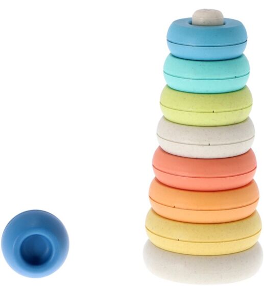 Stapeltorn i bioplast, 9 delar