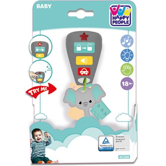 Elektronisk bilnyckelleksak för bebis med ljud