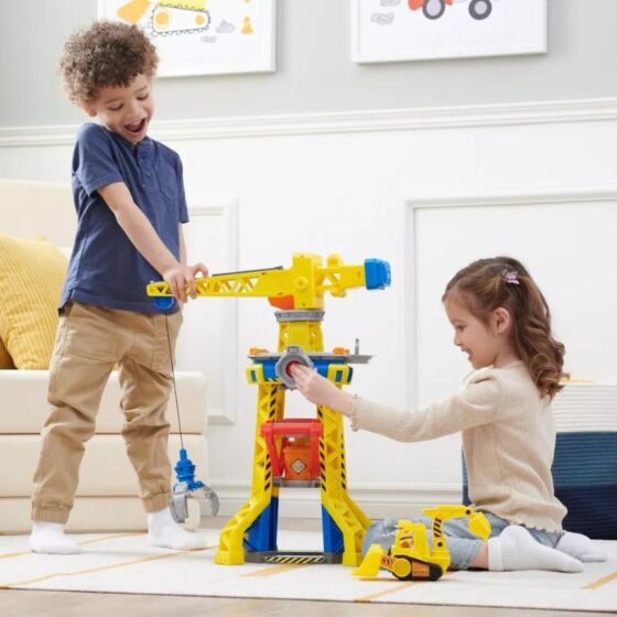 Rubble & Crew kranlekset med kinetisk sand