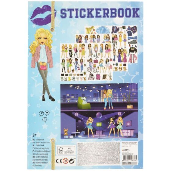 Besties klistermärkesbok Dress Me Up