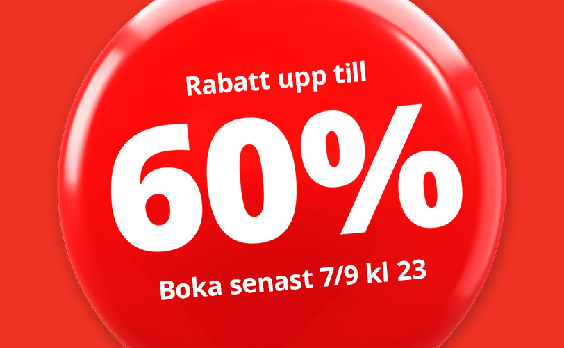 Upp till 60% rabatt på kryssningar