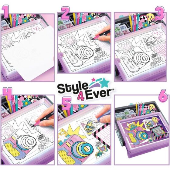 Style 4 Ever 3-i-1 Ritbord