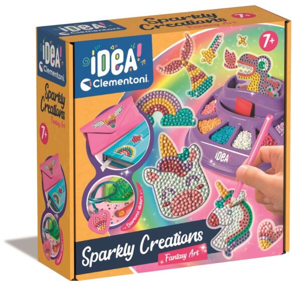 Clementoni Sparkly Fantasy Art Diamond Painting