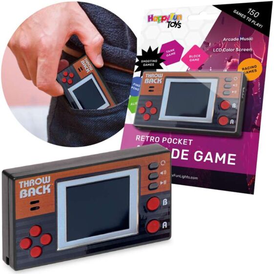 Retro Pocket Arcade Handhållen Spelkonsol