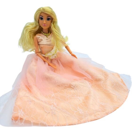 Anlily Klassisk Docka med Balklänning