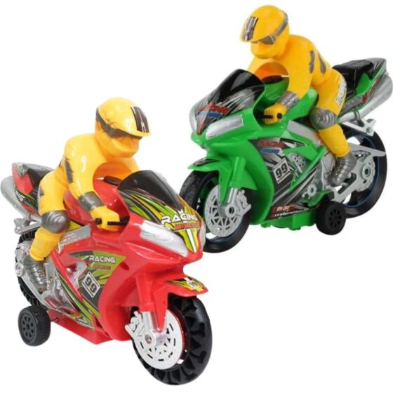 Athletic Autobike Friktionsmotorcyklar Två Färger