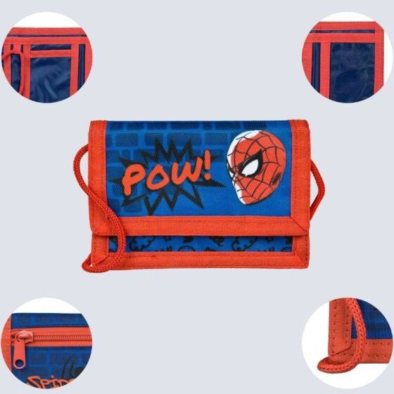 SpiderMan Svart Plånbok SPAN7001