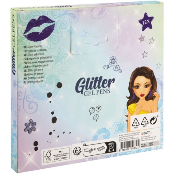 Besties Glitter Gelpennor 12-pack