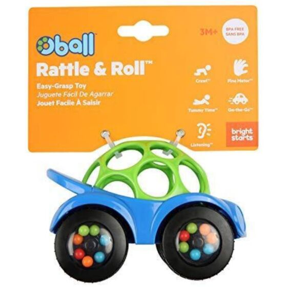 Bright Starts Oball Rattle & Roll Bil
