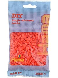 Hama Midi 1000 Pärlor Orange
