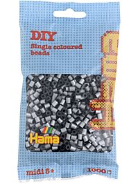 Hama Midi 1000 Pärlor Silver
