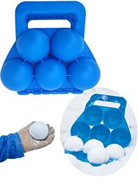Snöbollspress i blå färg