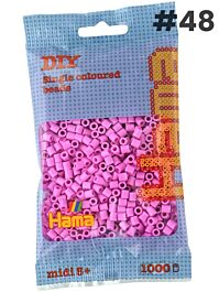 Hama Midi 1000 Rosa Pärlor