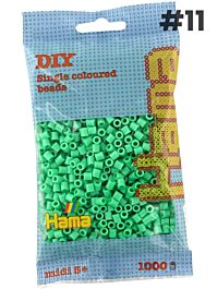 Hama Midi 1000 Pärlor Ljusgrön