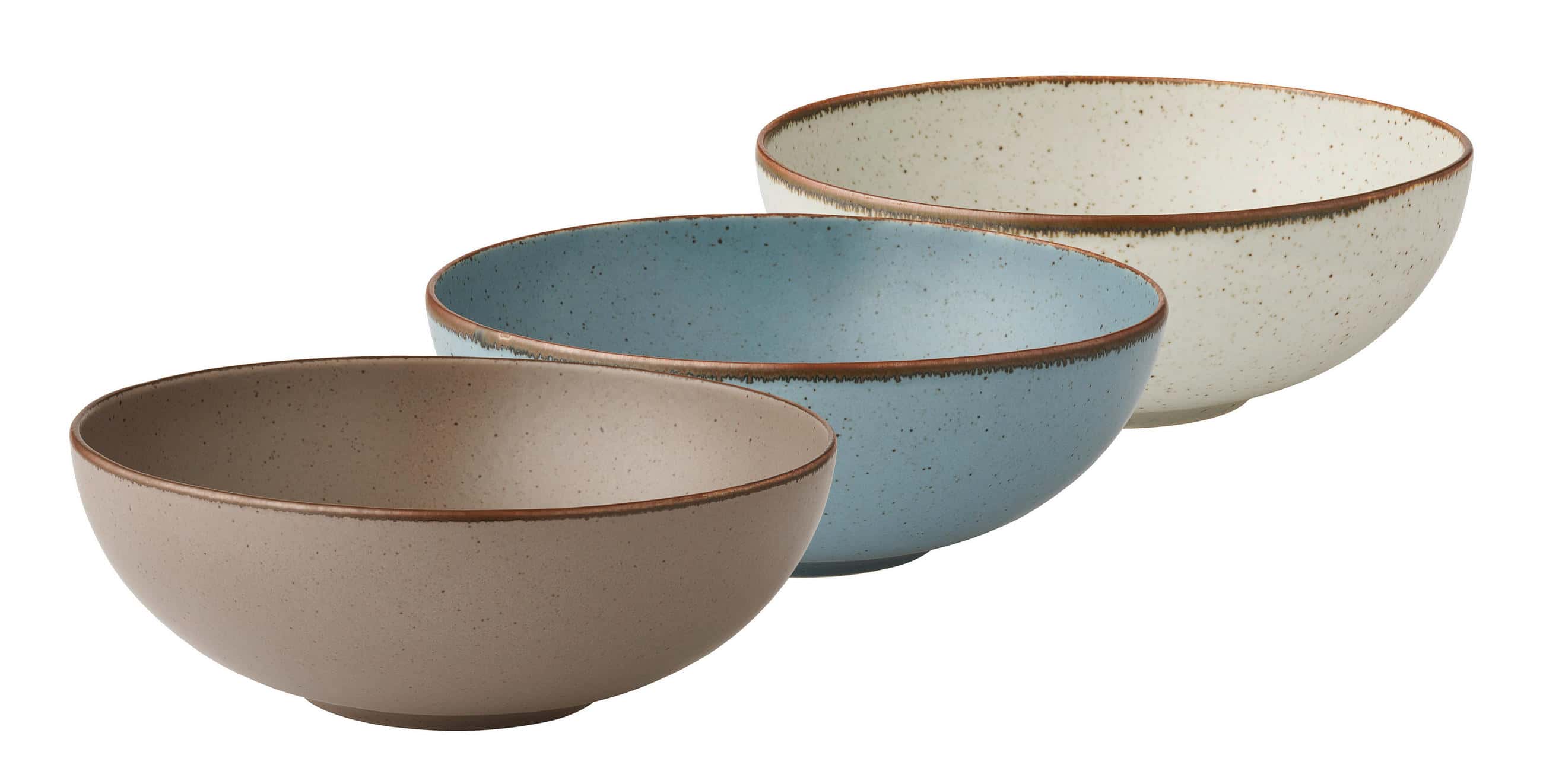 Handmålad Taupe Frukostskål