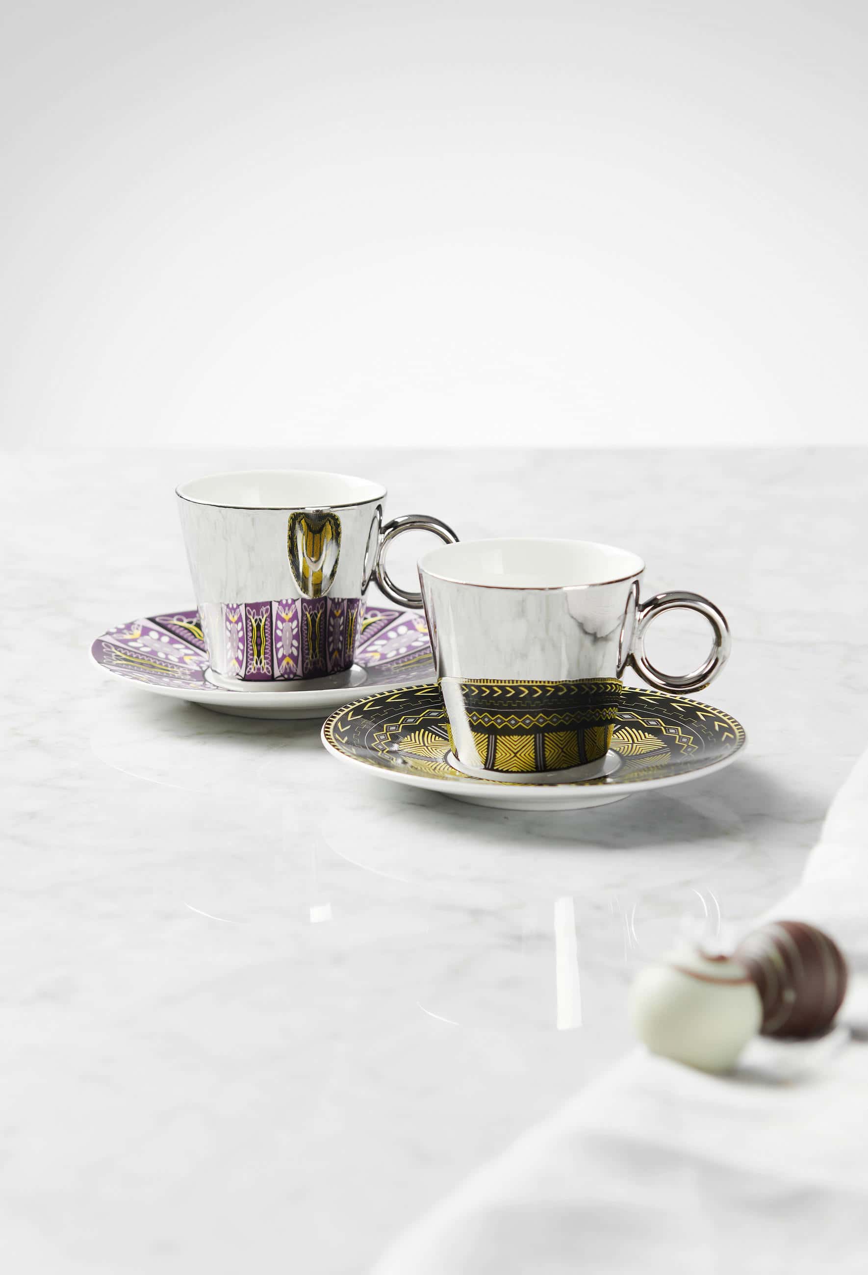 Elegant Koppar Set 4 Delar