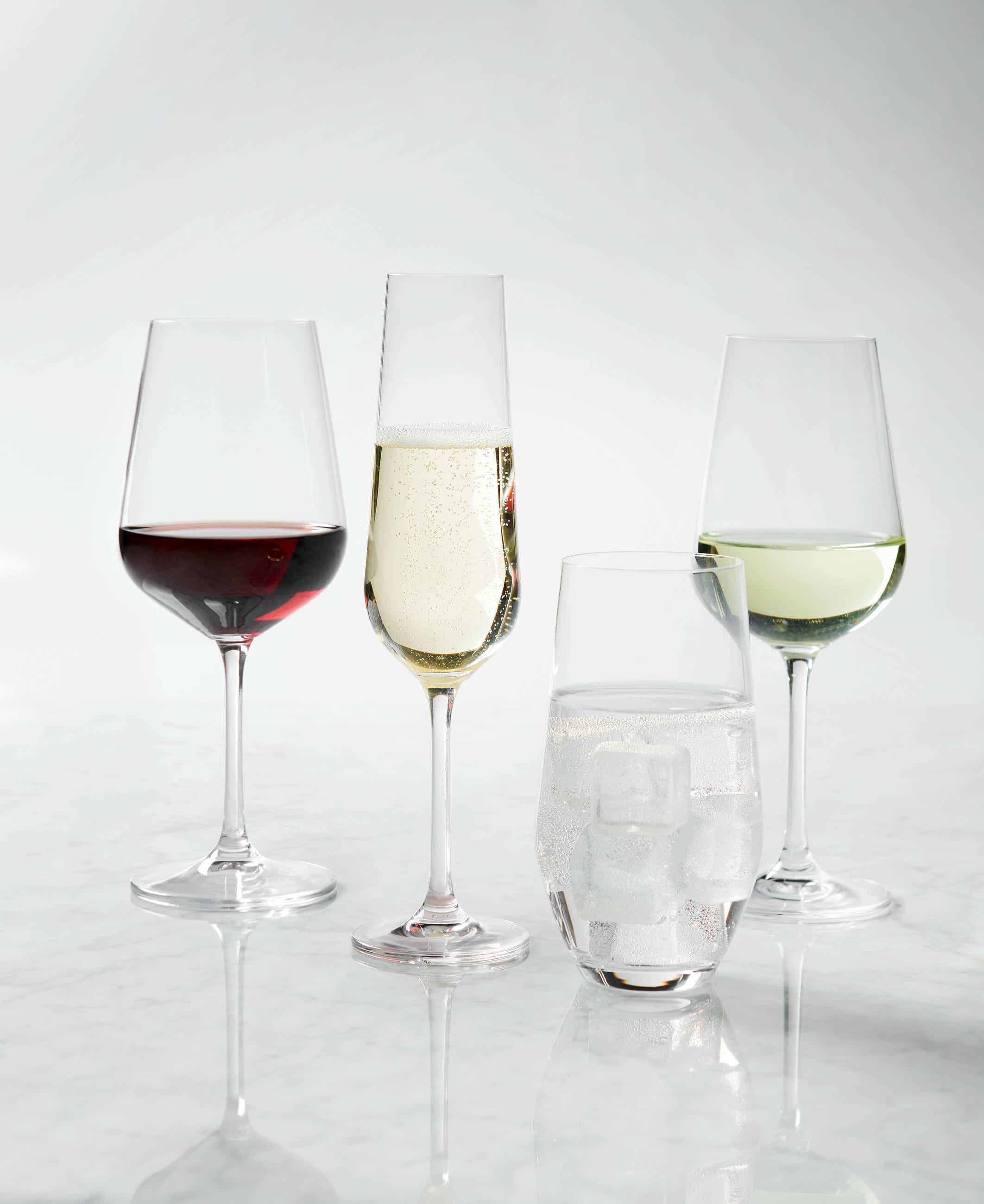 Set med Teglas Glasuppsättning