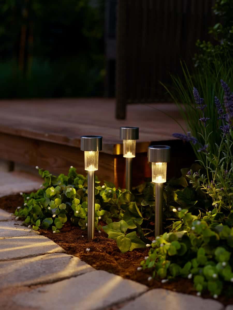 Solcellslampa Utomhus 3-pack