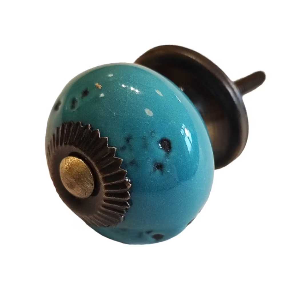 Turkos Knopp Cinnober Design