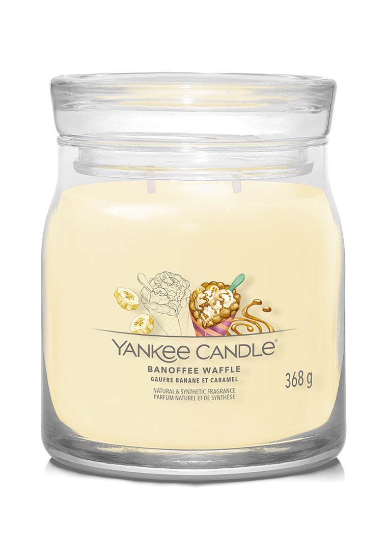Yankee Candle Banoffee Waffle gult doftljus