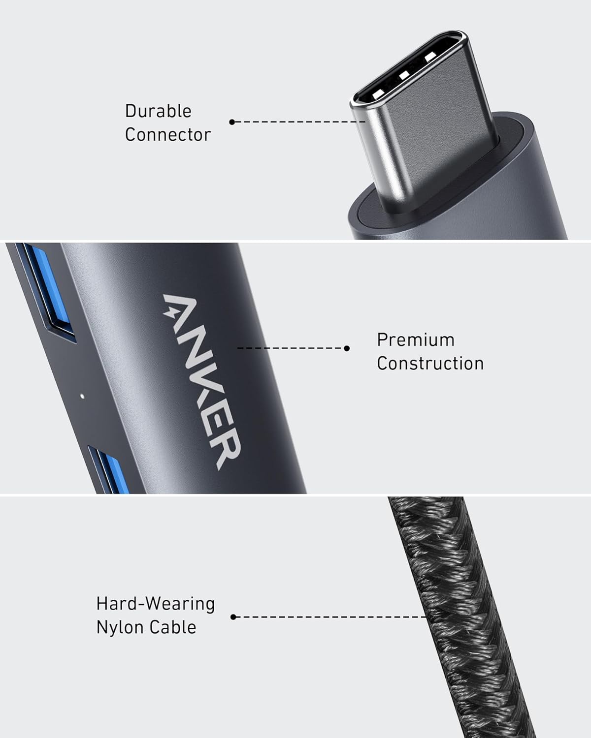 Anker PowerExpand+ 5-i-1 USB-C Hub