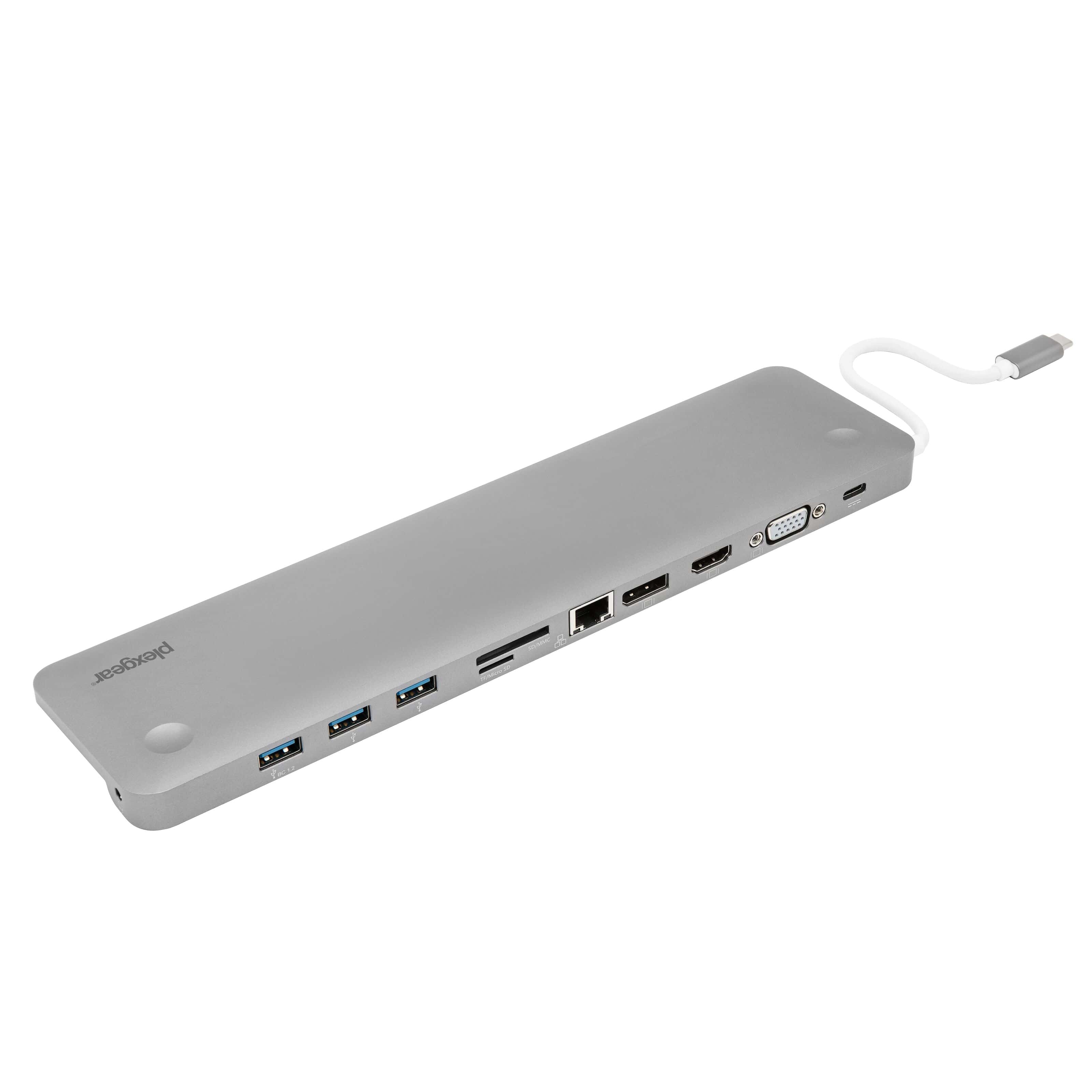 Plexgear USB-C Multiadapter med 11 portar