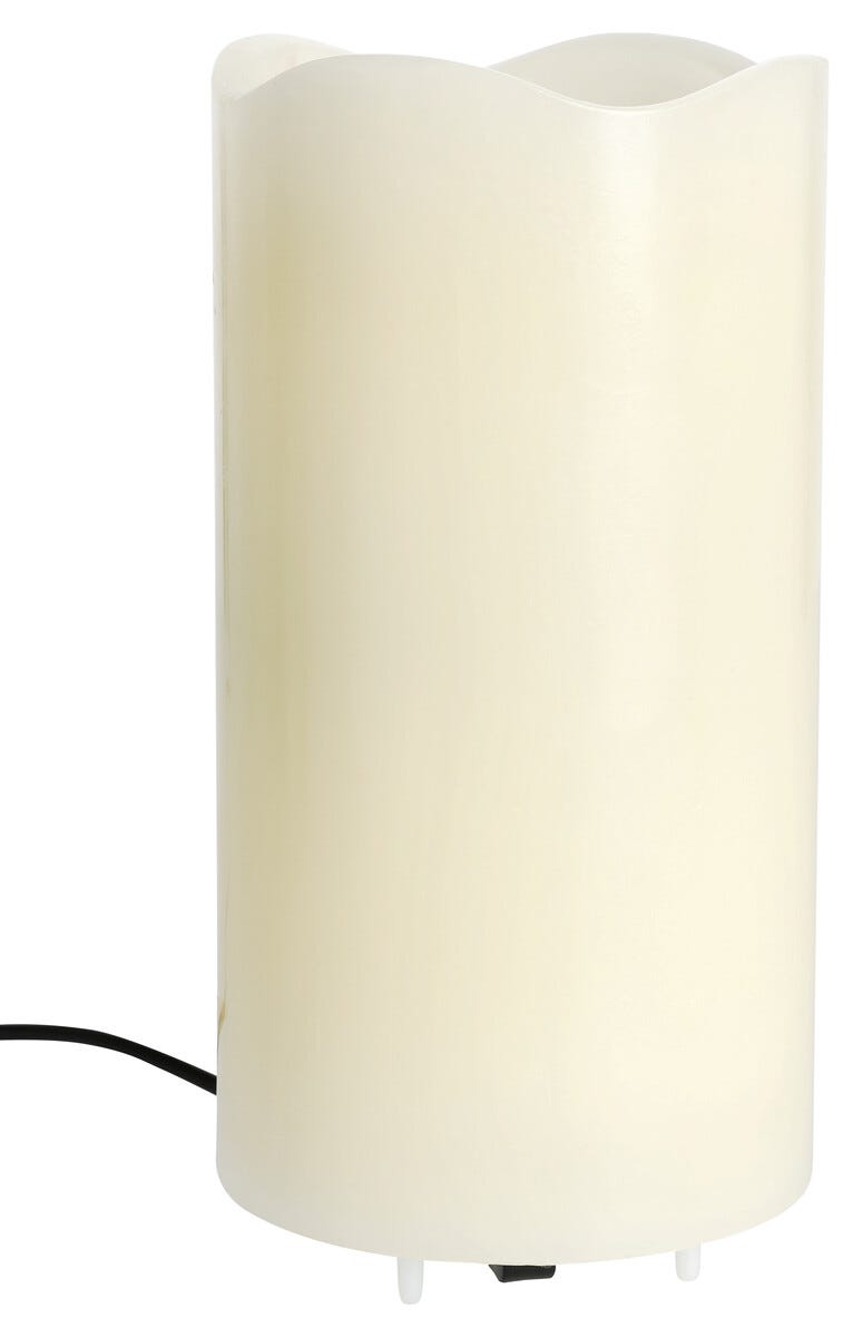 LED-vaxljus med stjärnprojektor 16 cm