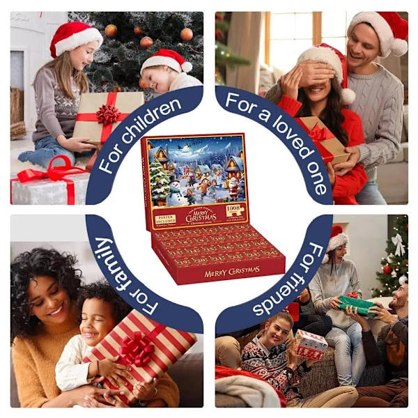 Adventskalender Pussel 1008 Bitar Jul 2025