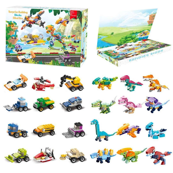Adventskalender Leksaksbilar och Dinosaurier 2025