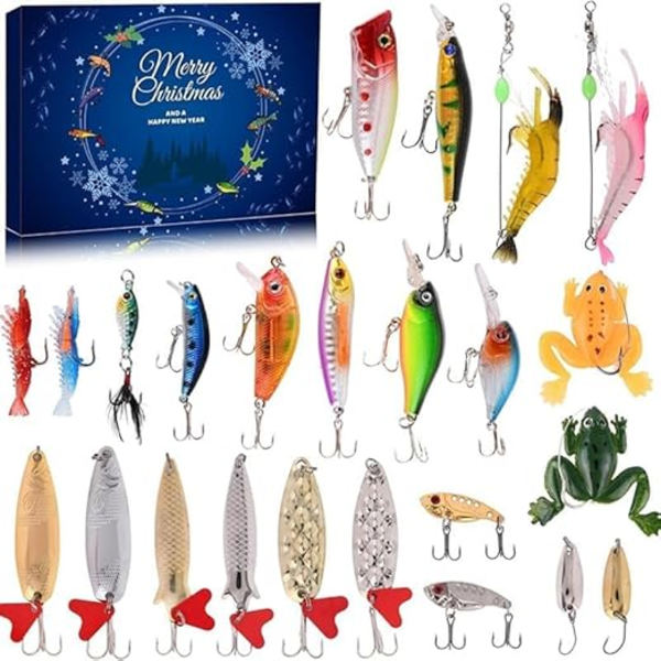 Fiske Adventskalender 2024 Med Tillbehör