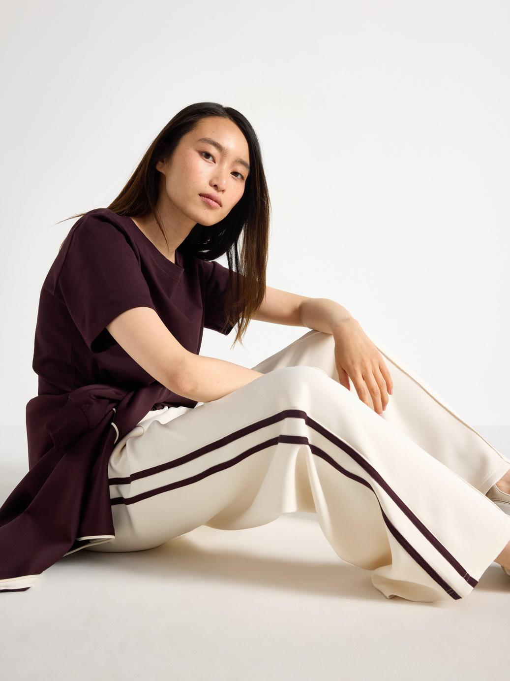 Elegant stickad miniklänning dam