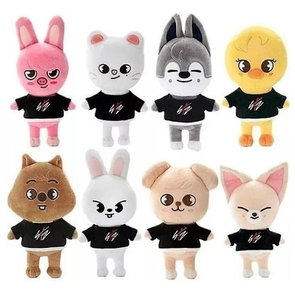 Stray Kids Skzoo Plyschdockor 8-pack