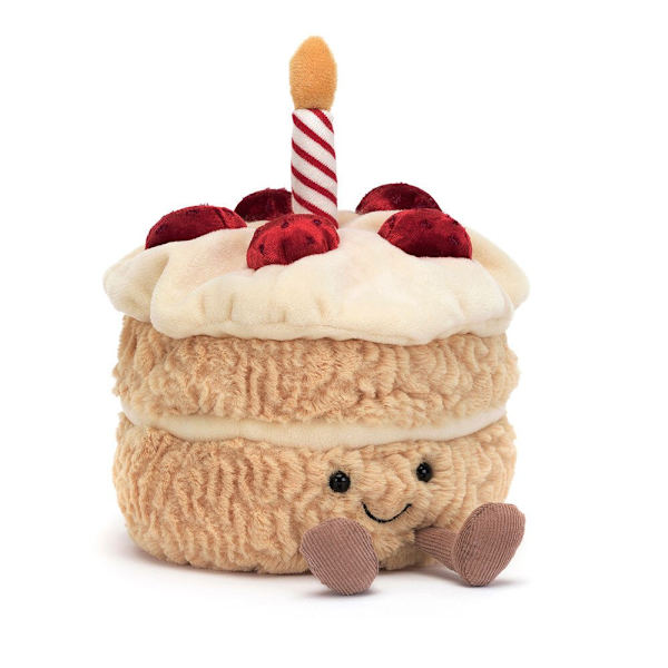 Amuseables Födelsedagstårta Plyschleksak Jellycat