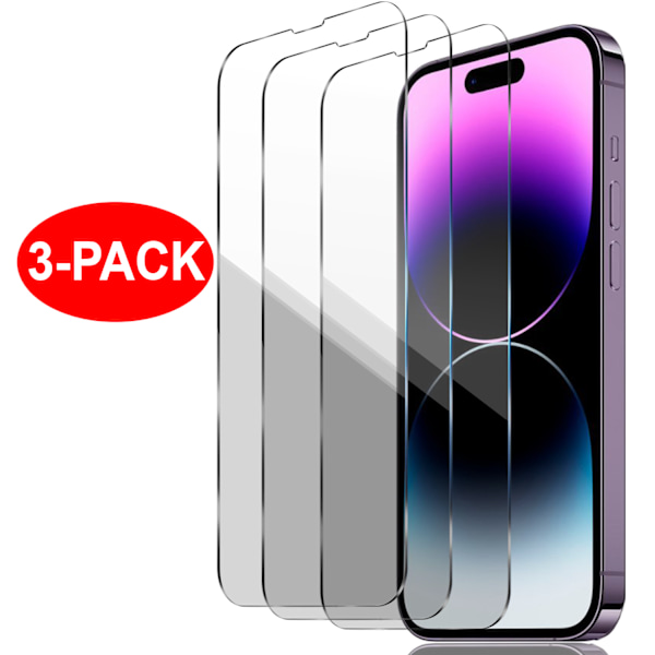 3-pack Härdat Glas iPhone 14