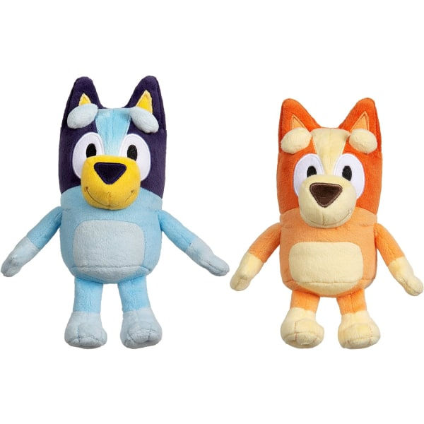 2 st Bluey & Bingo Plyschdockor