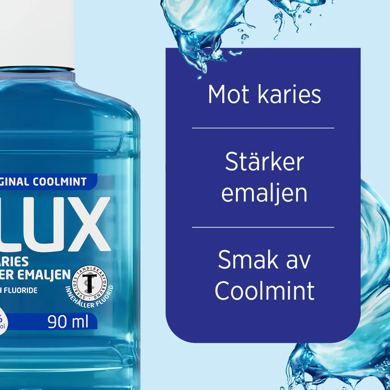 Flux Original Coolmint Fluorskölj 90 ml.