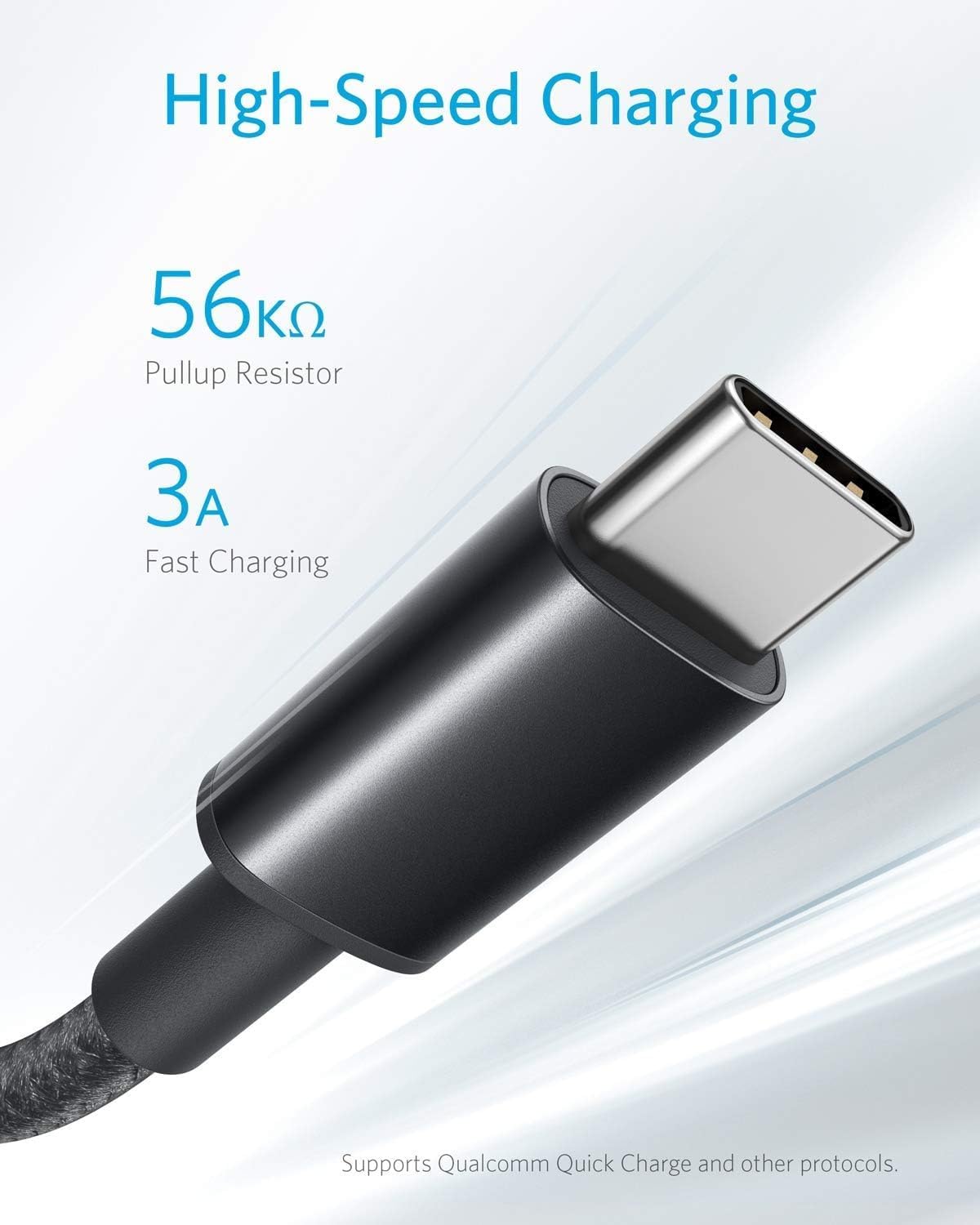 Anker USB C Braided Charging Cables.