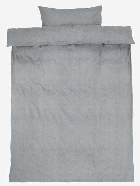 Påslakanset VITA Flanell Grå 150x210