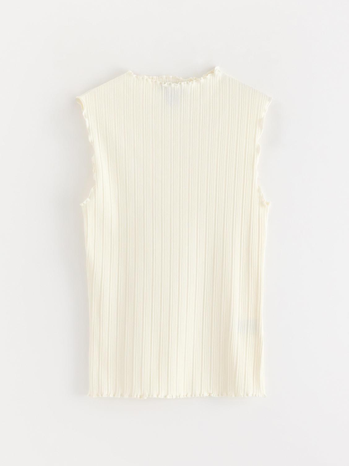 Elegant ärmlös damtopp