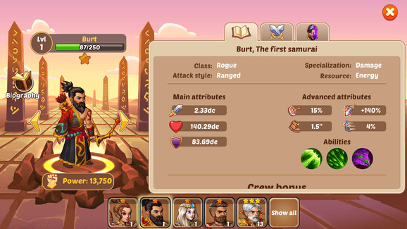 Firestone Online Idle RPG, gratis.