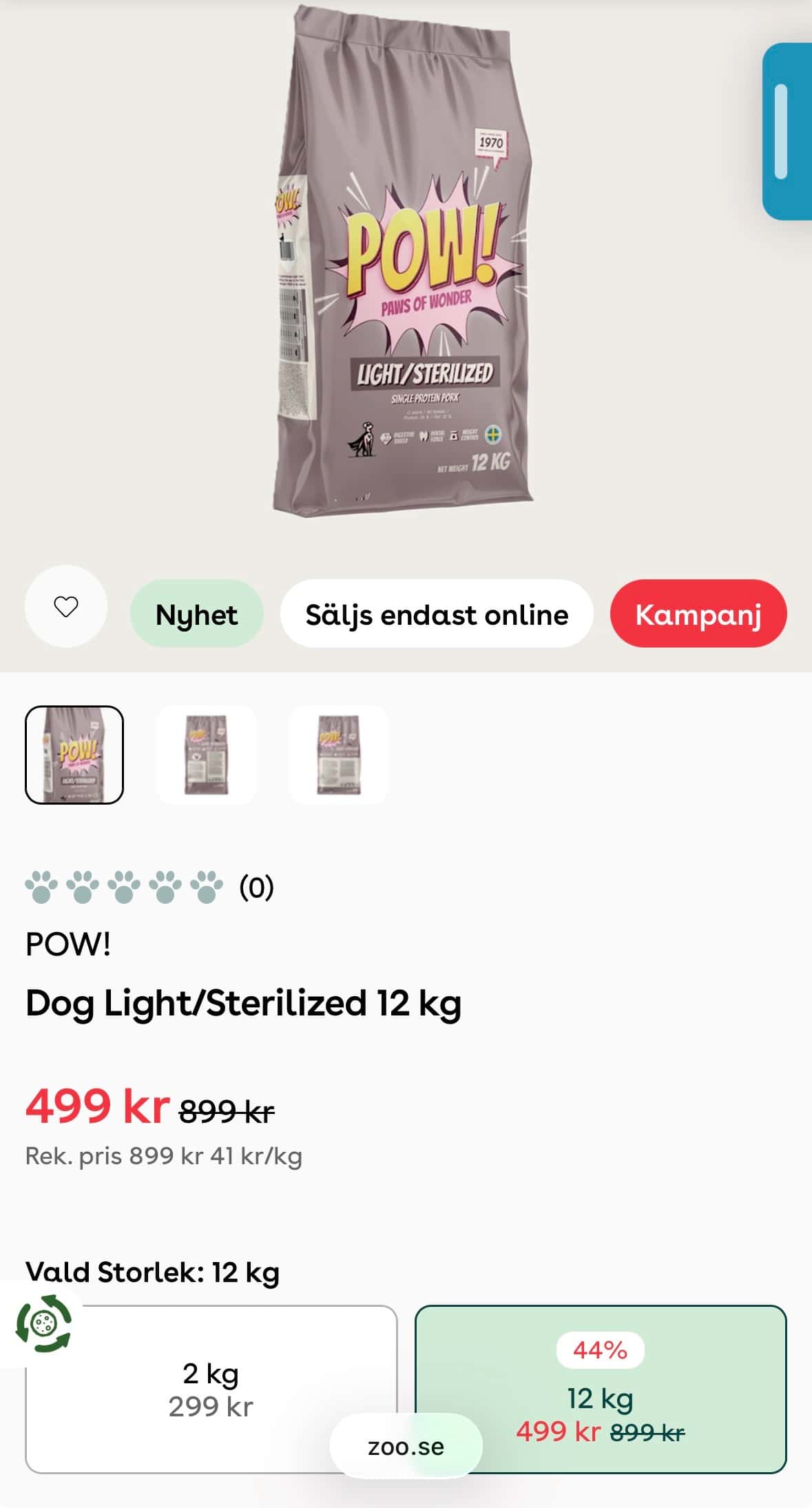 POW! Light 44% rabatt