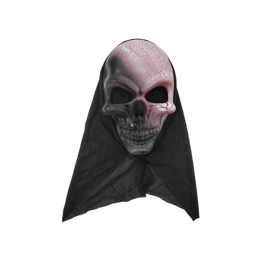 Hooded Skeleton Mask for Halloween