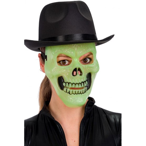 Green Skull Halloween Mask