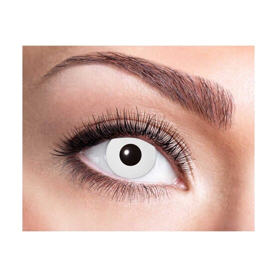 Halloween Kontaktlinsen White Zombie