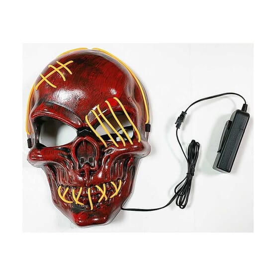 Neon Skeleton Halloween Mask Set