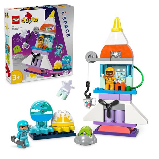 LEGO DUPLO 3in1 Rymdfärjeäventyr för Barn