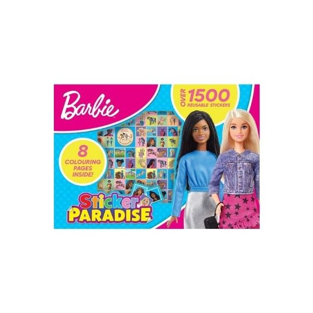 Barbie Klistermärken Paradis Samlarset