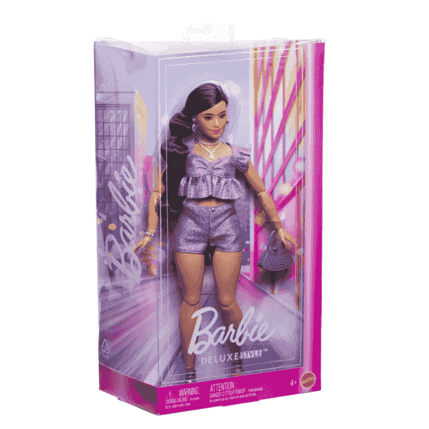 Barbie Deluxe Mode Docka med Lila Shorts