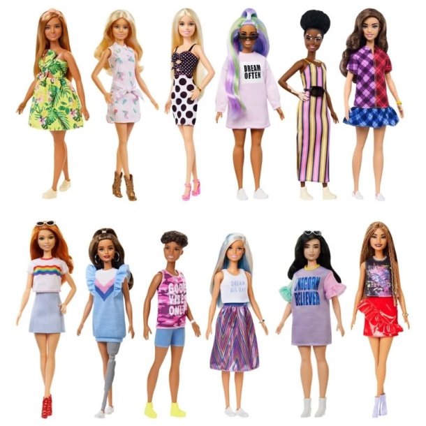 Barbie Fashionista Docka Blandat Urval