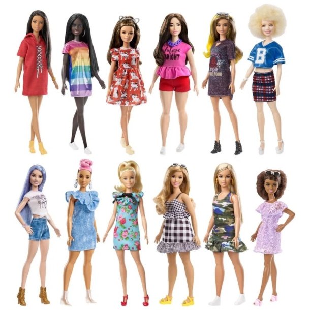 Barbie Fashionista Docka Blandat Urval
